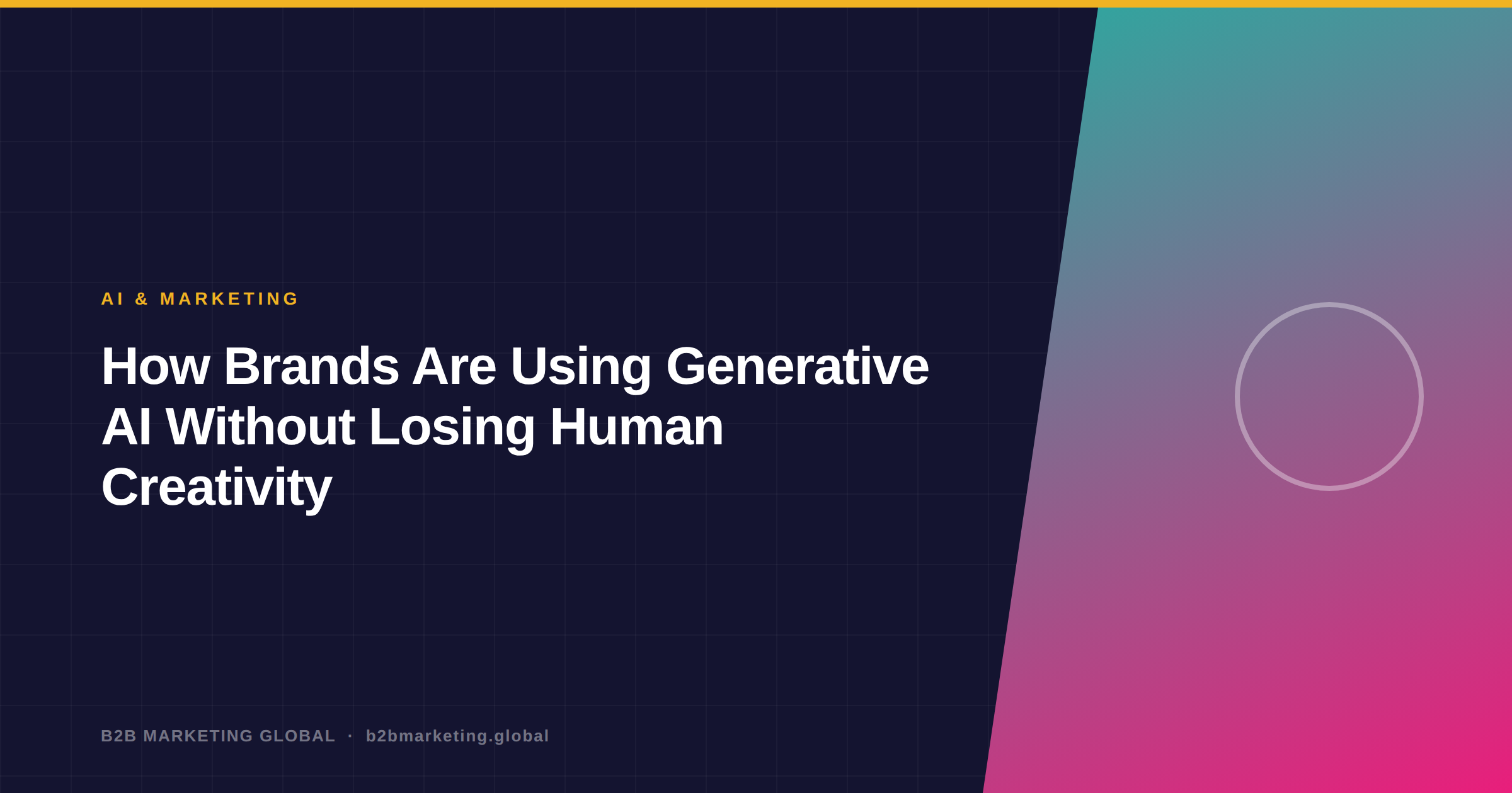 How Brands Are Using Generative AI Without Losing Human Creativity