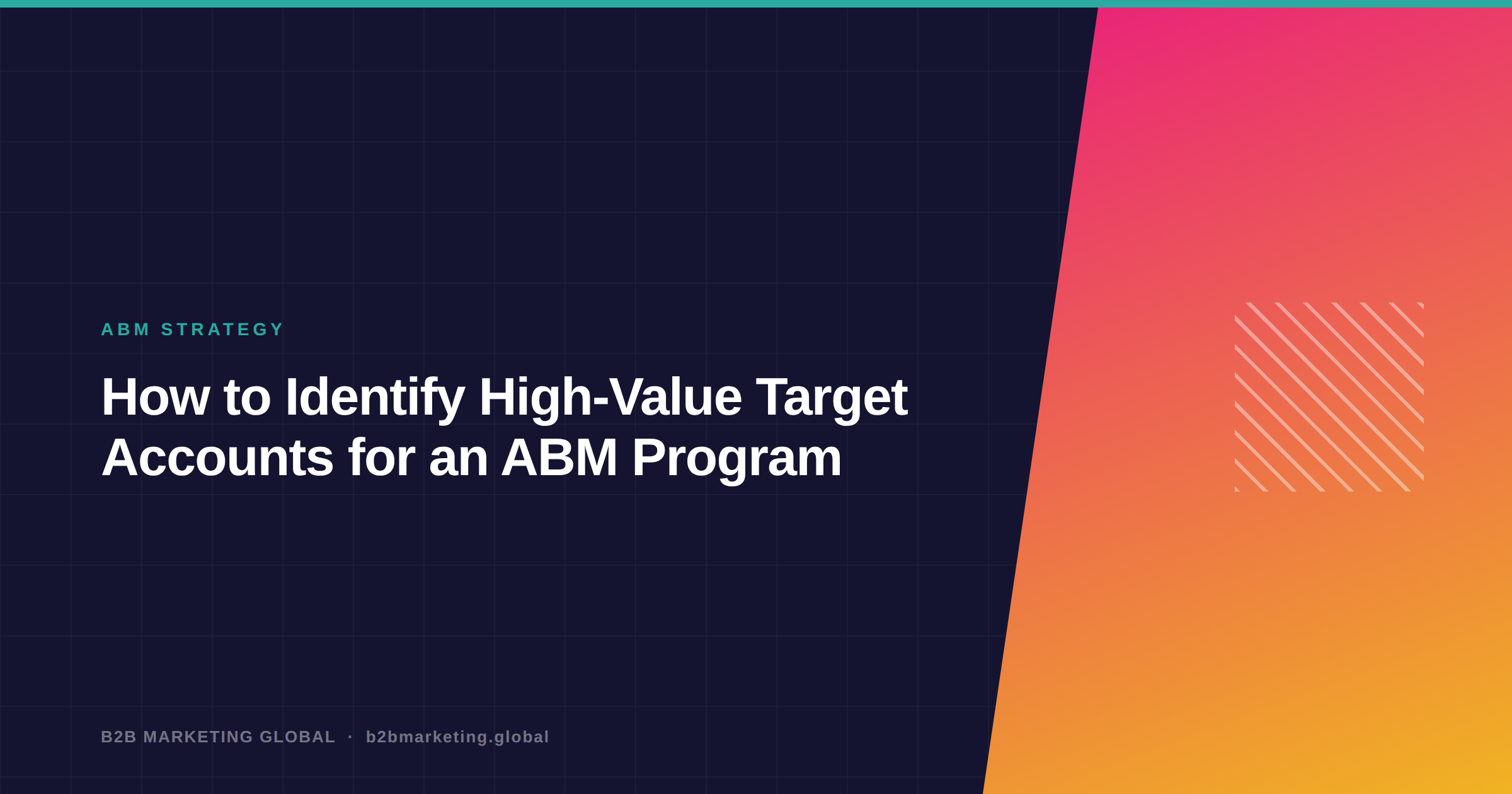 How to Identify High-Value Target Accounts for an ABM Program