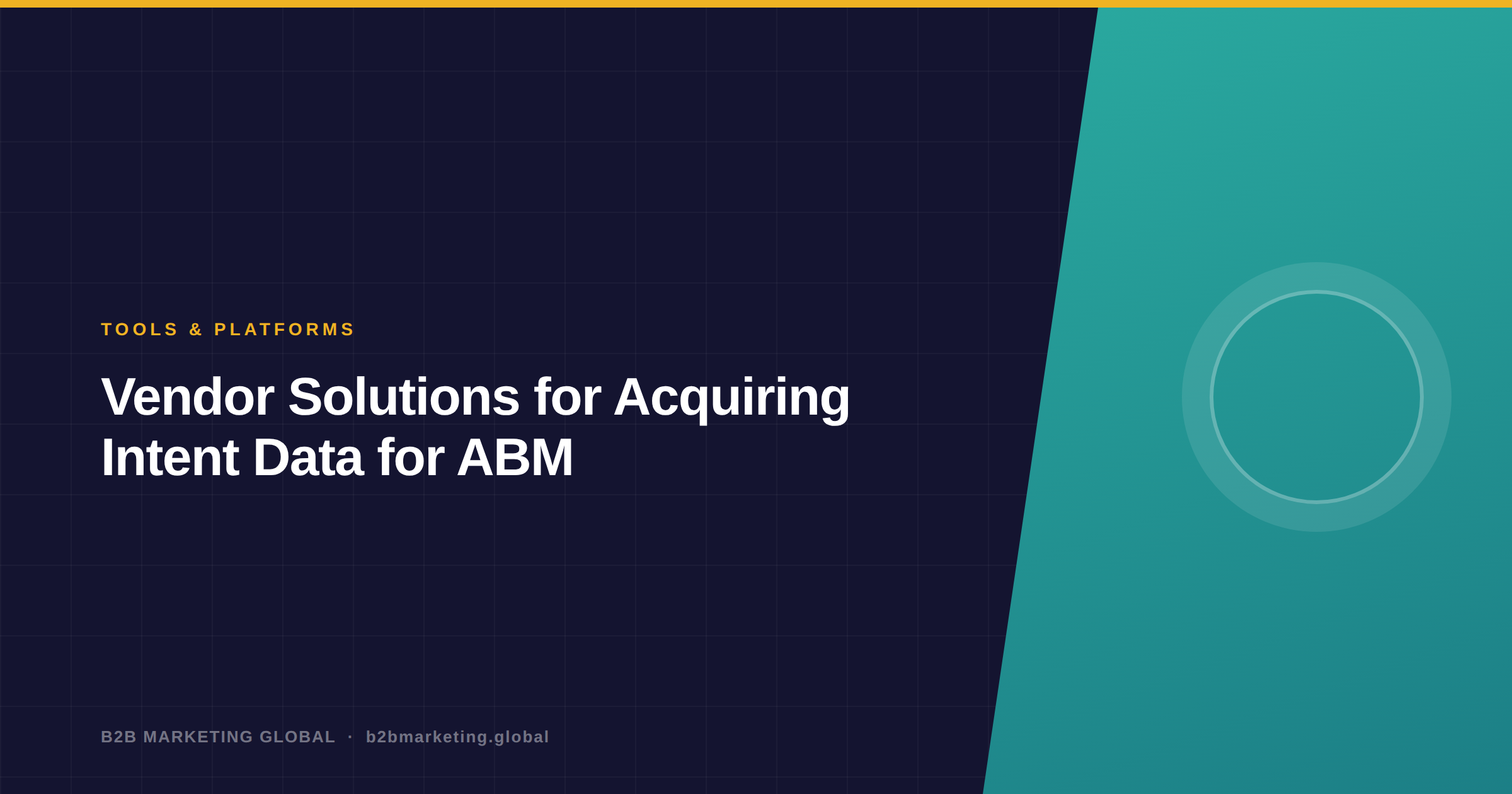 Vendor Solutions for Acquiring Intent Data for ABM